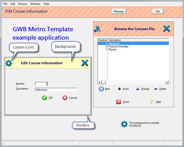 Clarion Metro Caption Template